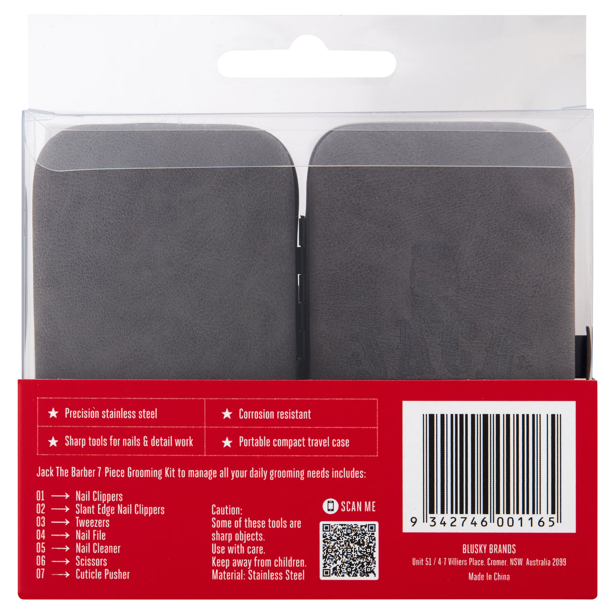 7 Piece Manicure Grooming Kit