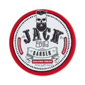 Shaving cream container with 'Jack the Barber' branding on a white background