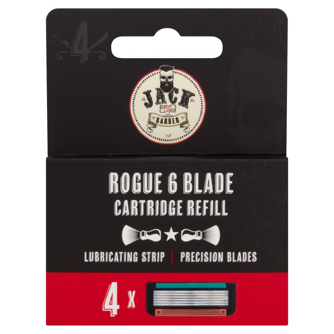 6 Blade Razor Cartridge Refill 4 Pack – Jack the Barber