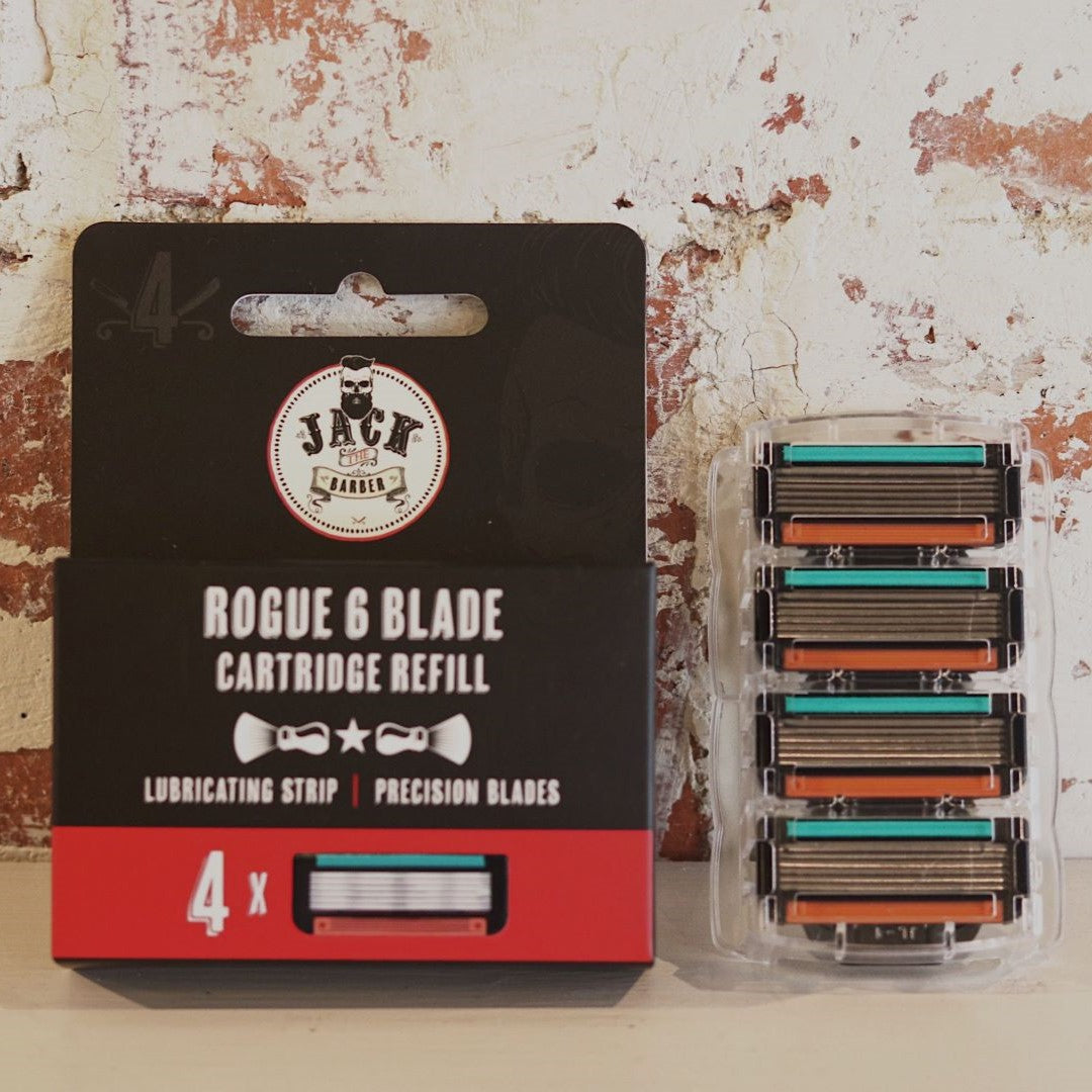 6 Blade Razor Cartridge Refill 4 Pack