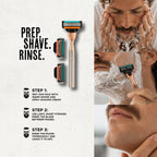 6 Blade Razor Kit