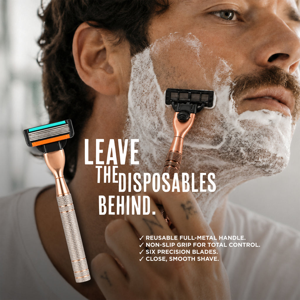 6 Blade Razor Kit