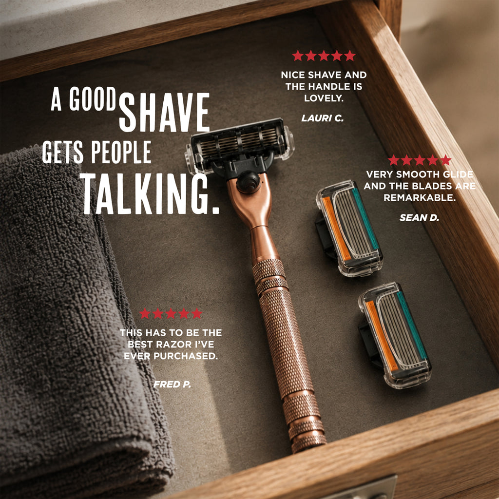 6 Blade Razor Kit