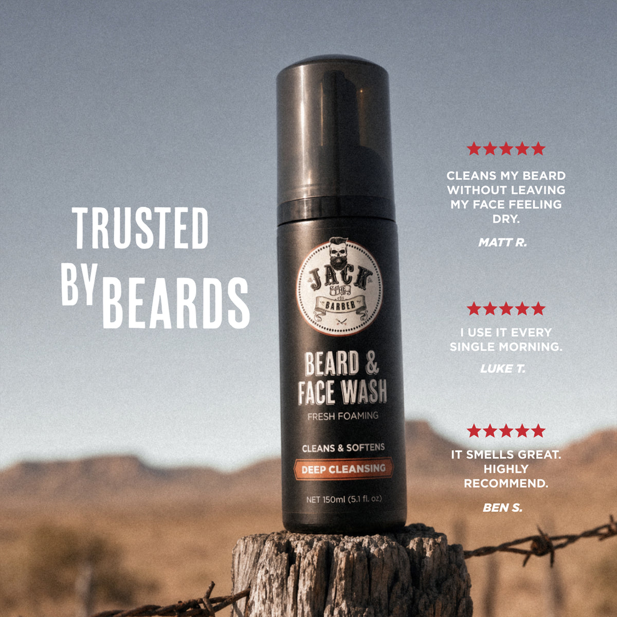 Beard & Face Wash 150ml