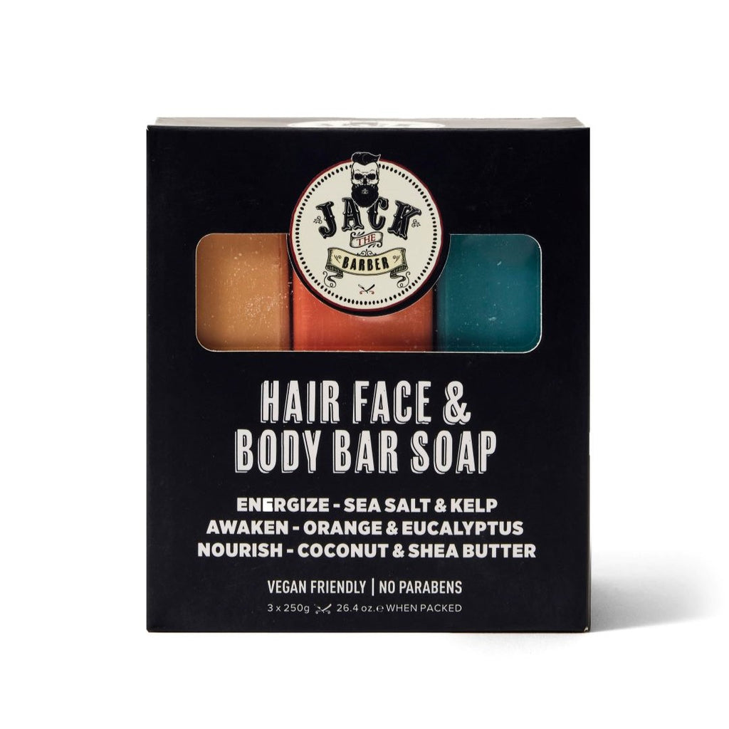 Bar Soap Triple Pack - Sea Salt & Kelp, Orange & Eucalyptus, Coconut & Shea Butter 3 x 250g