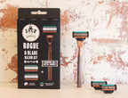6 Blade Razor Kit